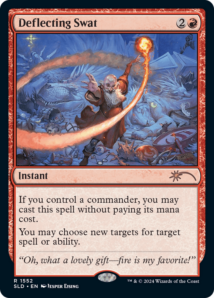 Deflecting Swat [Secret Lair Drop Series] MTG Single Magic: The Gathering  | Multizone: Comics And Games
