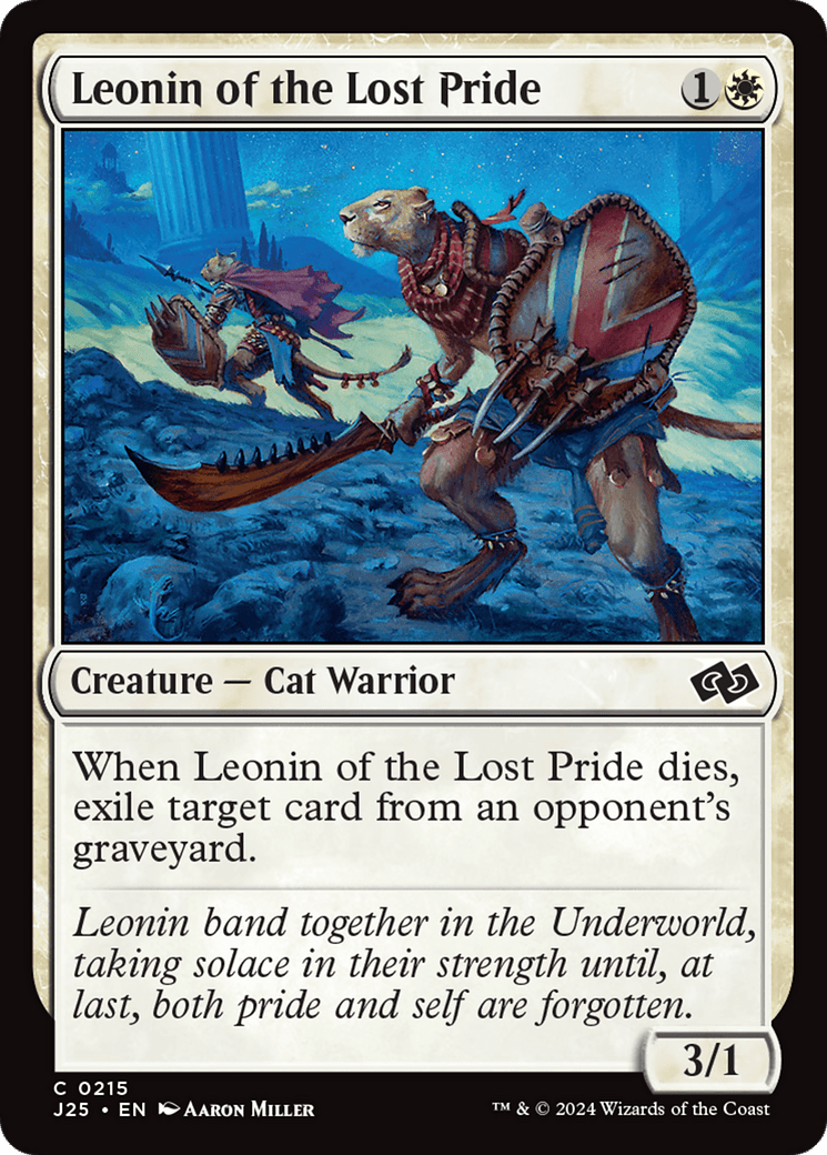 Leonin of the Lost Pride [Foundations Jumpstart] MTG Single Magic: The Gathering  | Multizone: Comics And Games
