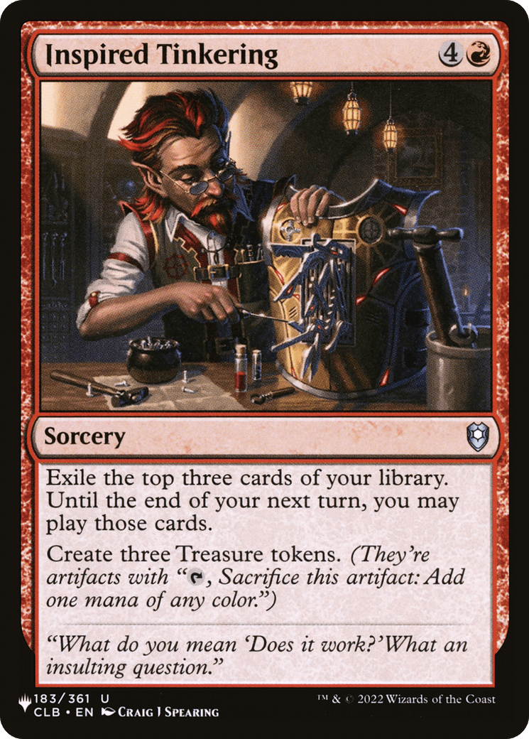 Inspired Tinkering [The List] MTG Single Magic: The Gathering  | Multizone: Comics And Games