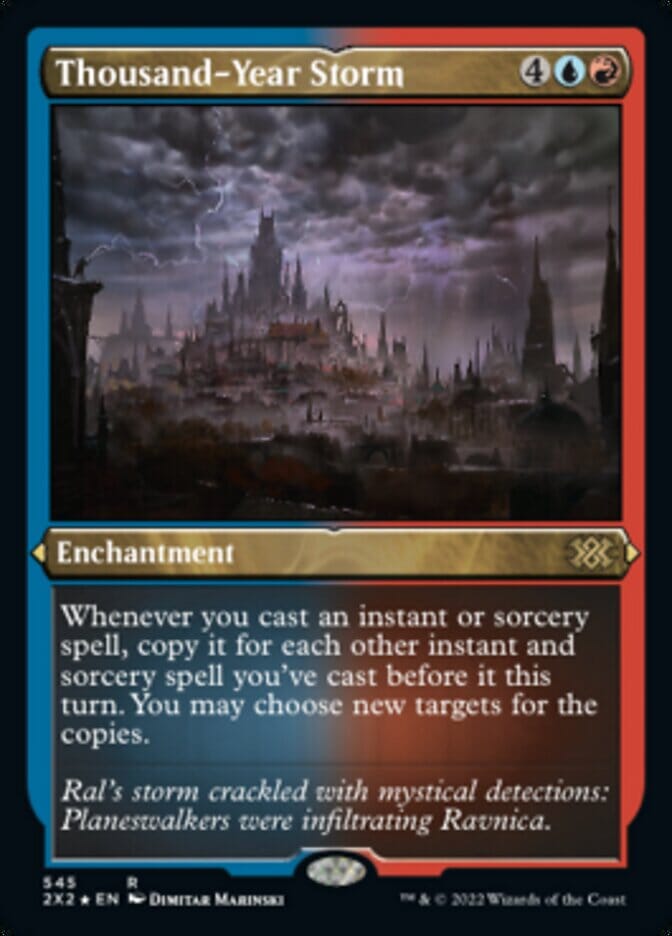 Thousand-Year Storm (Foil Etched) [Double Masters 2022] MTG Single Magic: The Gathering  | Multizone: Comics And Games
