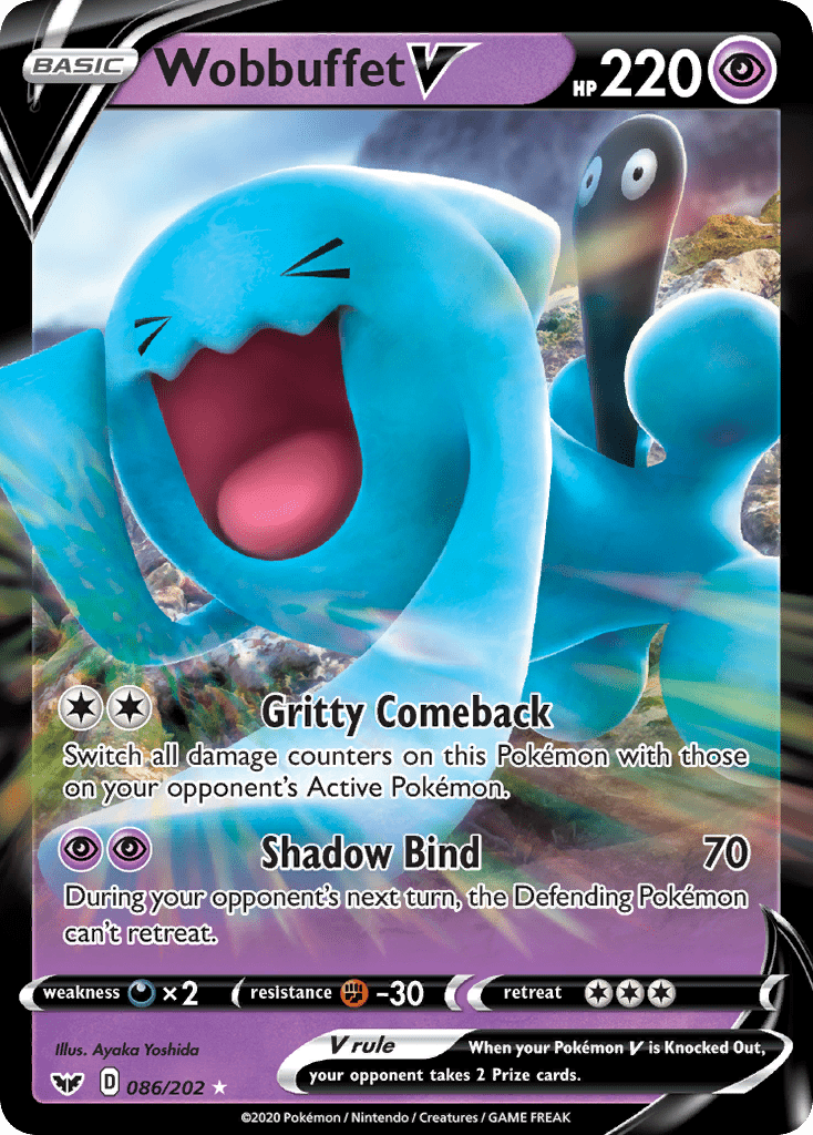 Wobbuffet V (086/202) [Sword & Shield: Base Set] Pokemon Single Pokémon  | Multizone: Comics And Games