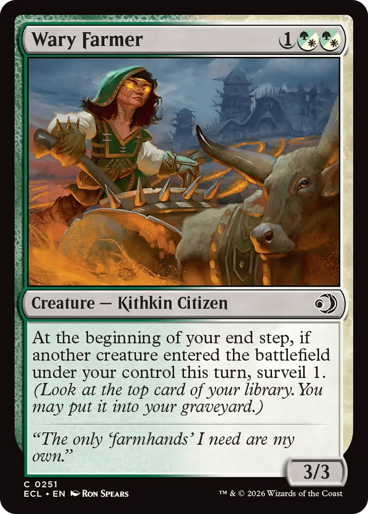 Wary Farmer [Lorwyn Eclipsed] MTG Single Magic: The Gathering  | Multizone: Comics And Games