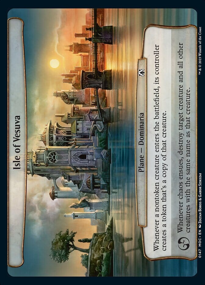 Isle of Vesuva [March of the Machine Commander] MTG Single Magic: The Gathering  | Multizone: Comics And Games