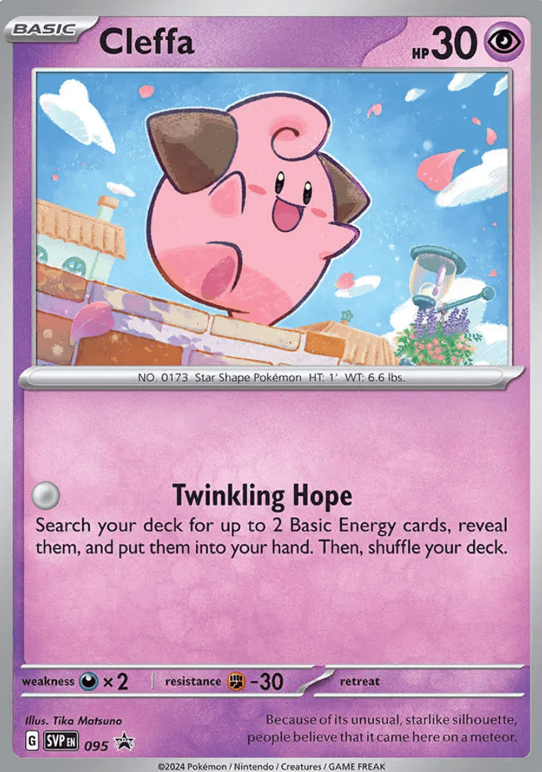 Cleffa (095) [Scarlet & Violet: Black Star Promos] Pokemon Single Pokémon  | Multizone: Comics And Games