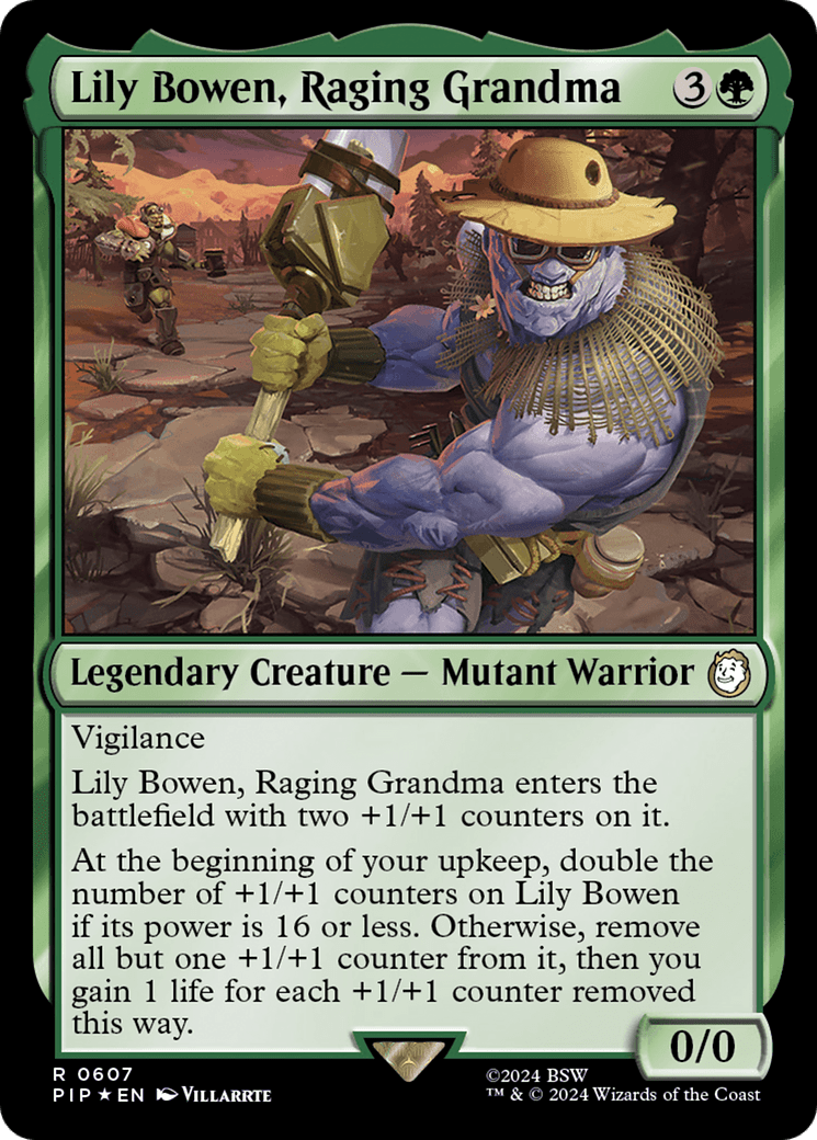 Lily Bowen, Raging Grandma (Surge Foil) [Fallout] MTG Single Magic: The Gathering  | Multizone: Comics And Games