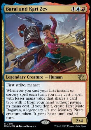 Baral and Kari Zev (Promo Pack) [March of the Machine Promos] MTG Single Magic: The Gathering  | Multizone: Comics And Games