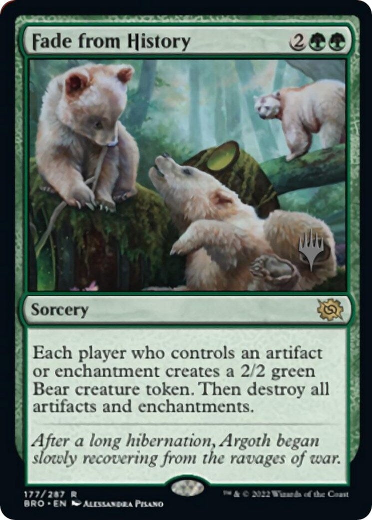 Fade from History (Promo Pack) [The Brothers' War Promos] MTG Single Magic: The Gathering  | Multizone: Comics And Games
