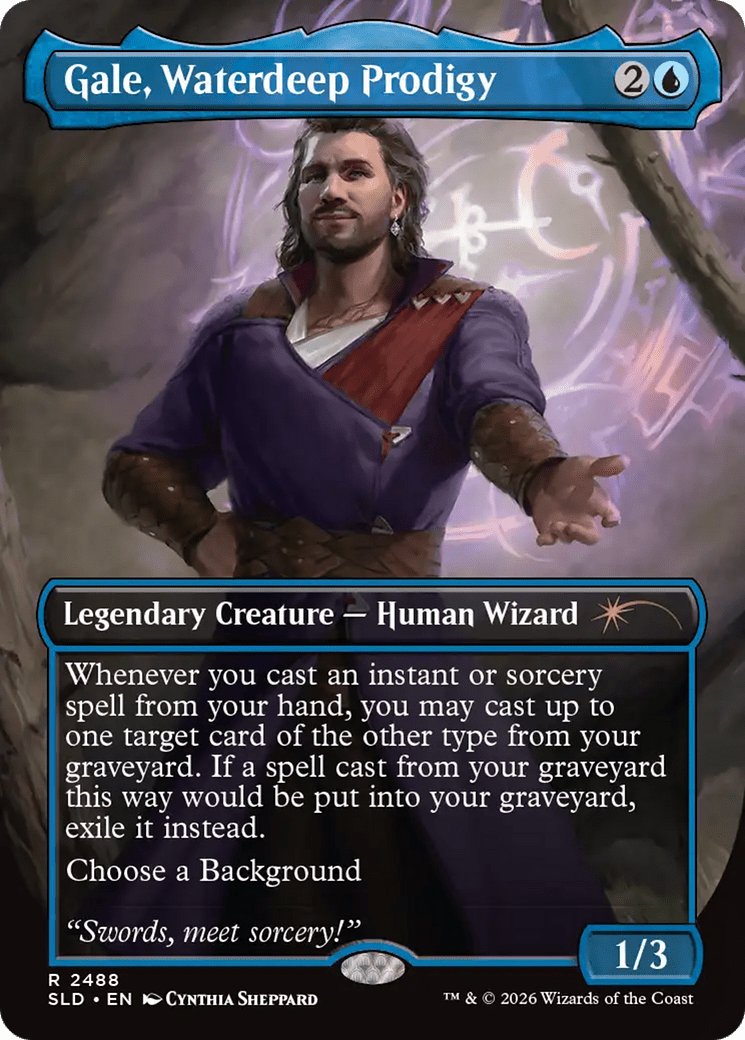 Gale, Waterdeep Prodigy [Secret Lair Drop Series] MTG Single Magic: The Gathering  | Multizone: Comics And Games