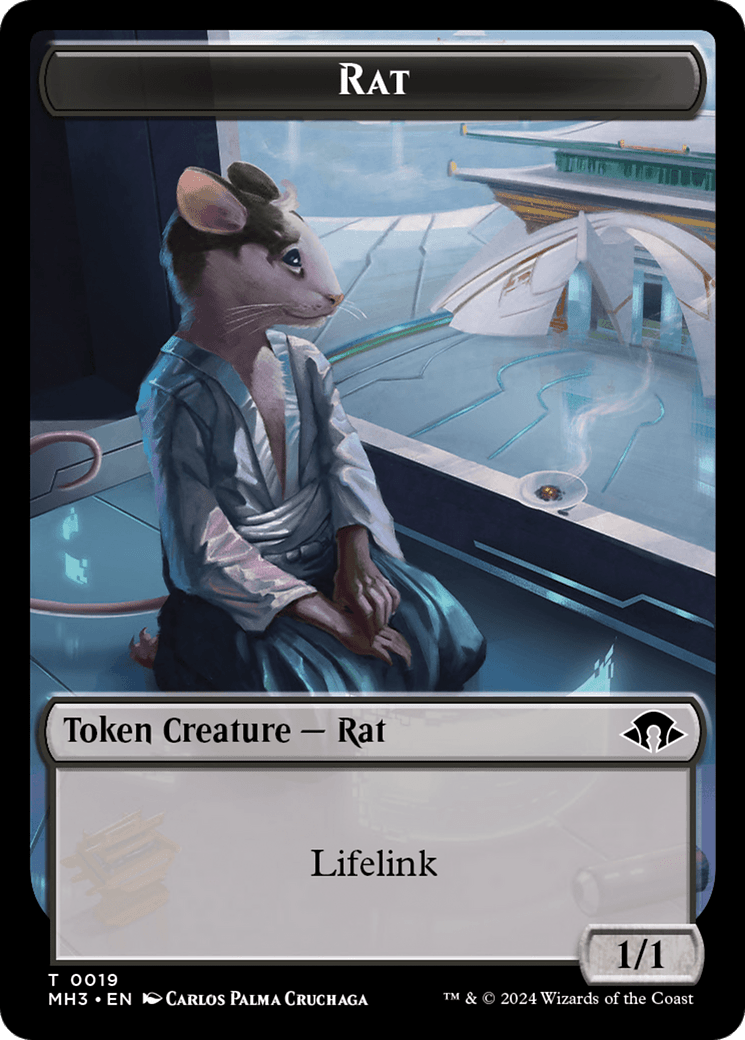 Phyrexian Germ // Rat Double-Sided Token [Modern Horizons 3 Tokens] MTG Single Magic: The Gathering  | Multizone: Comics And Games