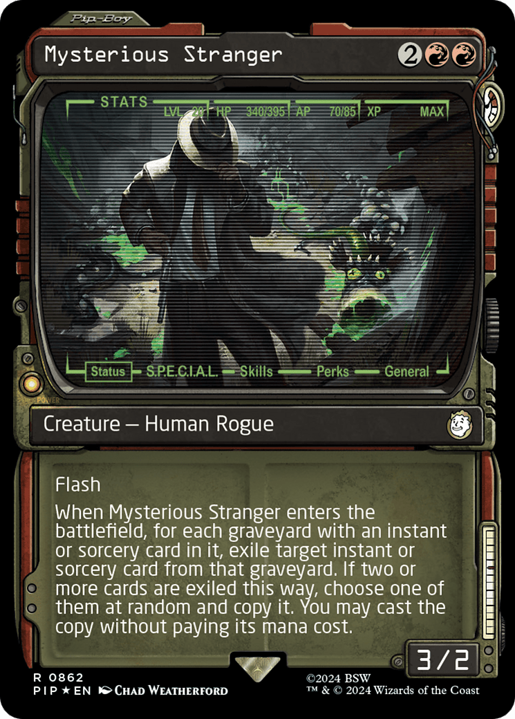 Mysterious Stranger (Showcase) (Surge Foil) [Fallout] MTG Single Magic: The Gathering  | Multizone: Comics And Games