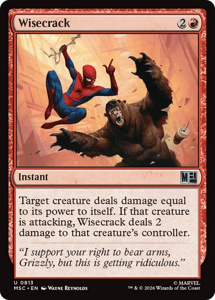 Wisecrack [Marvel Super Heroes Commander] MTG Single Magic: The Gathering  | Multizone: Comics And Games