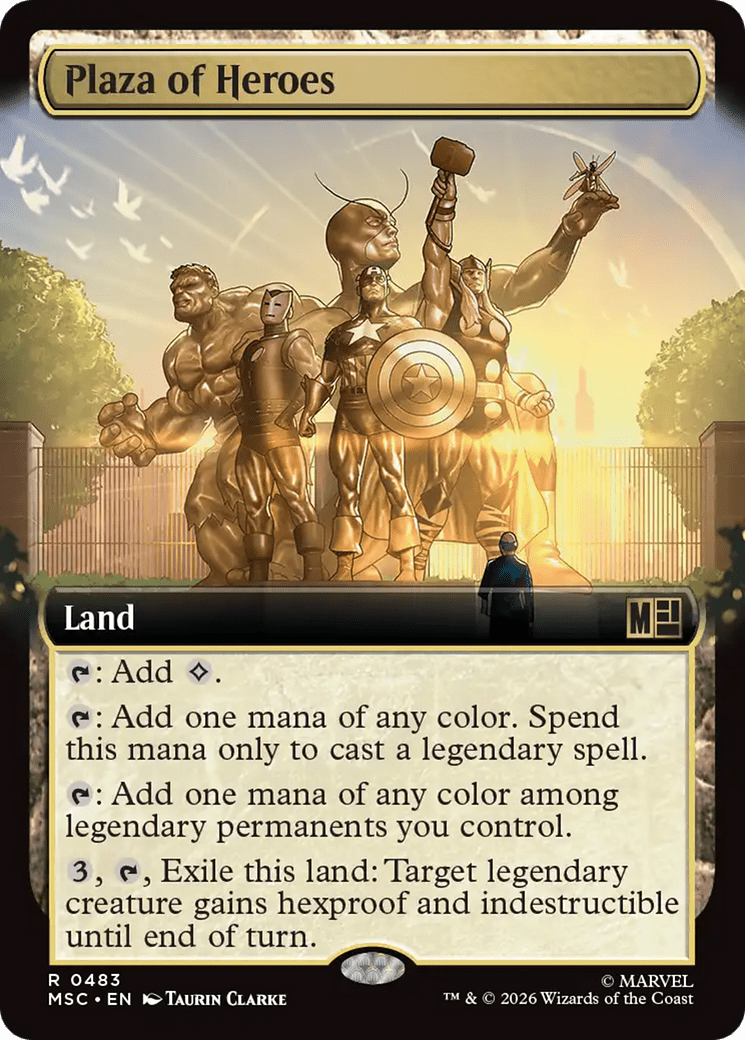 Plaza of Heroes (Extended Art) [Marvel Super Heroes Commander] | Multizone: Comics And Games