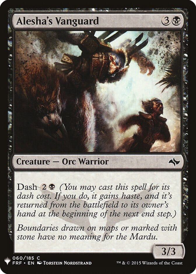 Alesha's Vanguard [Mystery Booster] MTG Single Magic: The Gathering  | Multizone: Comics And Games