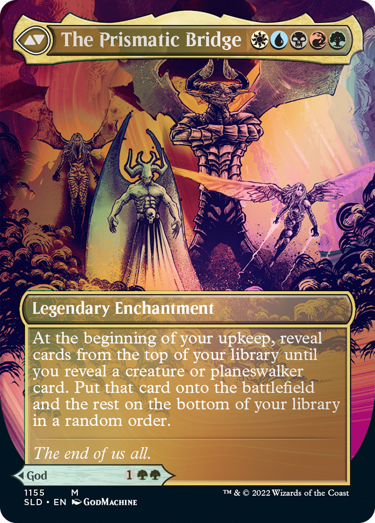 Esika, God of the Tree // The Prismatic Bridge (Borderless) [Secret Lair: From Cute to Brute] MTG Single Magic: The Gathering  | Multizone: Comics And Games