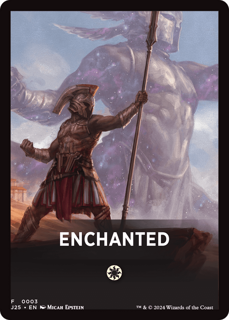 Enchanted Theme Card [Foundations Jumpstart Front Cards] MTG Single Magic: The Gathering  | Multizone: Comics And Games