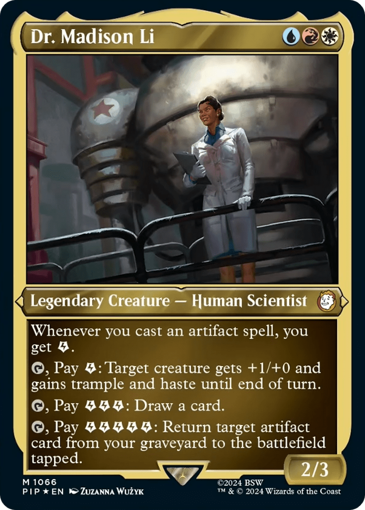 Dr. Madison Li (Display Commander) [Fallout] MTG Single Magic: The Gathering  | Multizone: Comics And Games