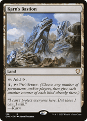 Karn's Bastion [Phyrexia: All Will Be One Commander] MTG Single Magic: The Gathering  | Multizone: Comics And Games