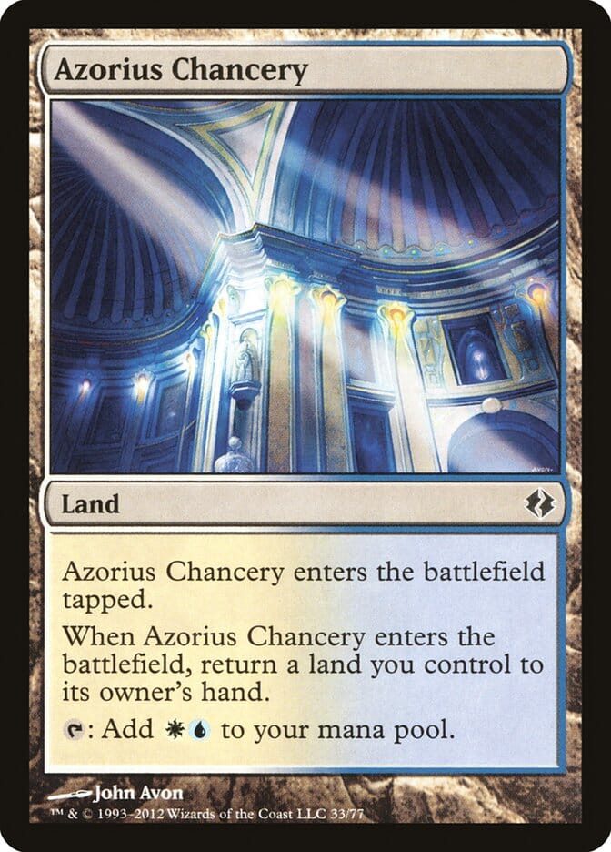 Azorius Chancery [Duel Decks: Venser vs. Koth] MTG Single Magic: The Gathering  | Multizone: Comics And Games