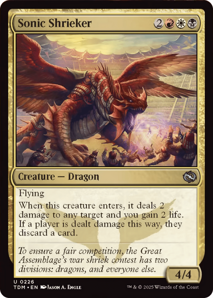 Sonic Shrieker [Tarkir: Dragonstorm] MTG Single Magic: The Gathering  | Multizone: Comics And Games