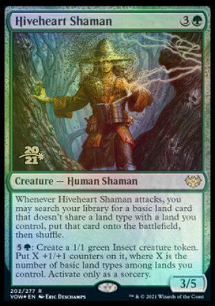 Hiveheart Shaman [Innistrad: Crimson Vow Prerelease Promos] MTG Single Magic: The Gathering  | Multizone: Comics And Games