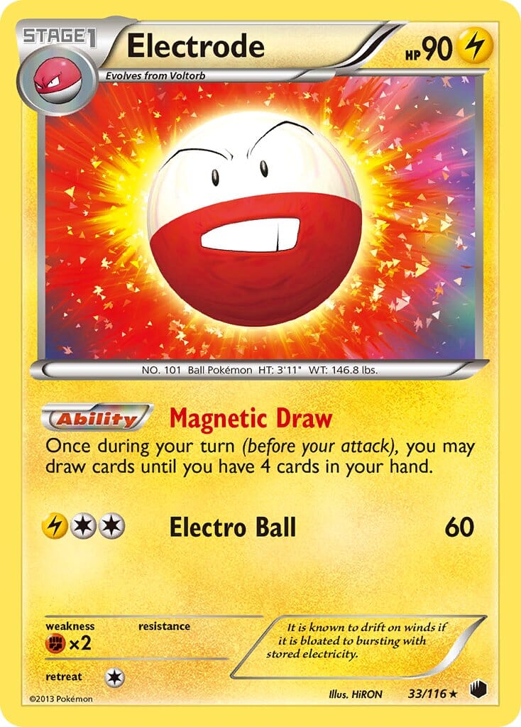 Electrode (33/116) (Theme Deck Exclusive) [Black & White: Plasma Freeze] Pokemon Single Pokémon  | Multizone: Comics And Games