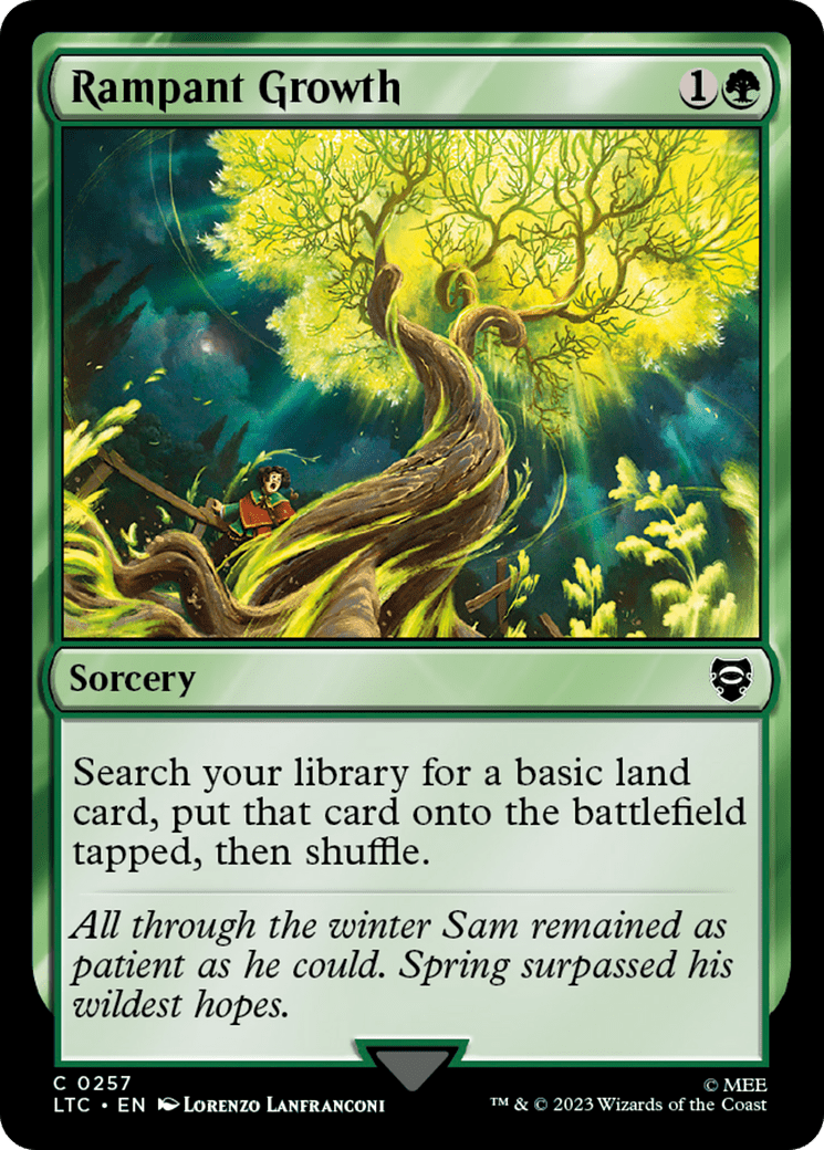 Rampant Growth [The Lord of the Rings: Tales of Middle-Earth Commander] MTG Single Magic: The Gathering  | Multizone: Comics And Games
