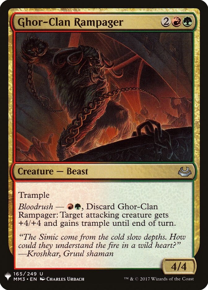 Ghor-Clan Rampager [Mystery Booster] MTG Single Magic: The Gathering  | Multizone: Comics And Games