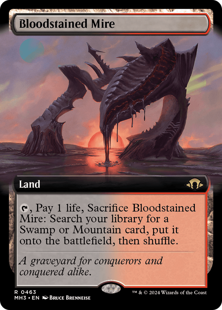 Bloodstained Mire (Extended Art) [Modern Horizons 3] MTG Single Magic: The Gathering  | Multizone: Comics And Games