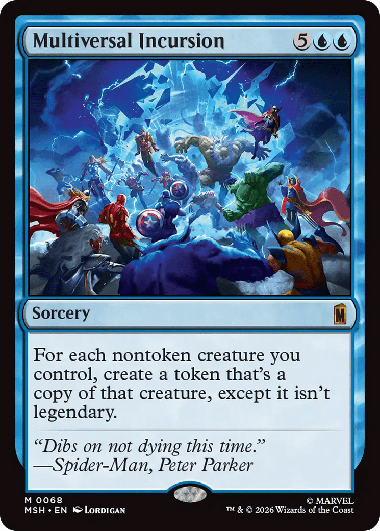 Multiversal Incursion [Marvel Super Heroes] MTG Single Magic: The Gathering  | Multizone: Comics And Games