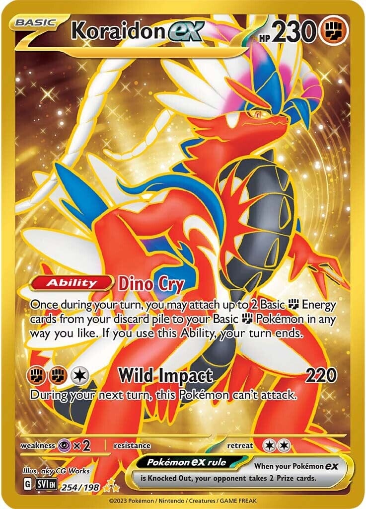 Koraidon ex (254/198) [Scarlet & Violet: Base Set] Pokemon Single Pokémon  | Multizone: Comics And Games