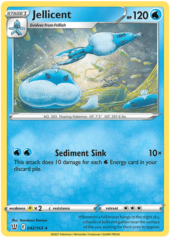 Jellicent (042/163) [Sword & Shield: Battle Styles] Pokemon Single Pokémon  | Multizone: Comics And Games