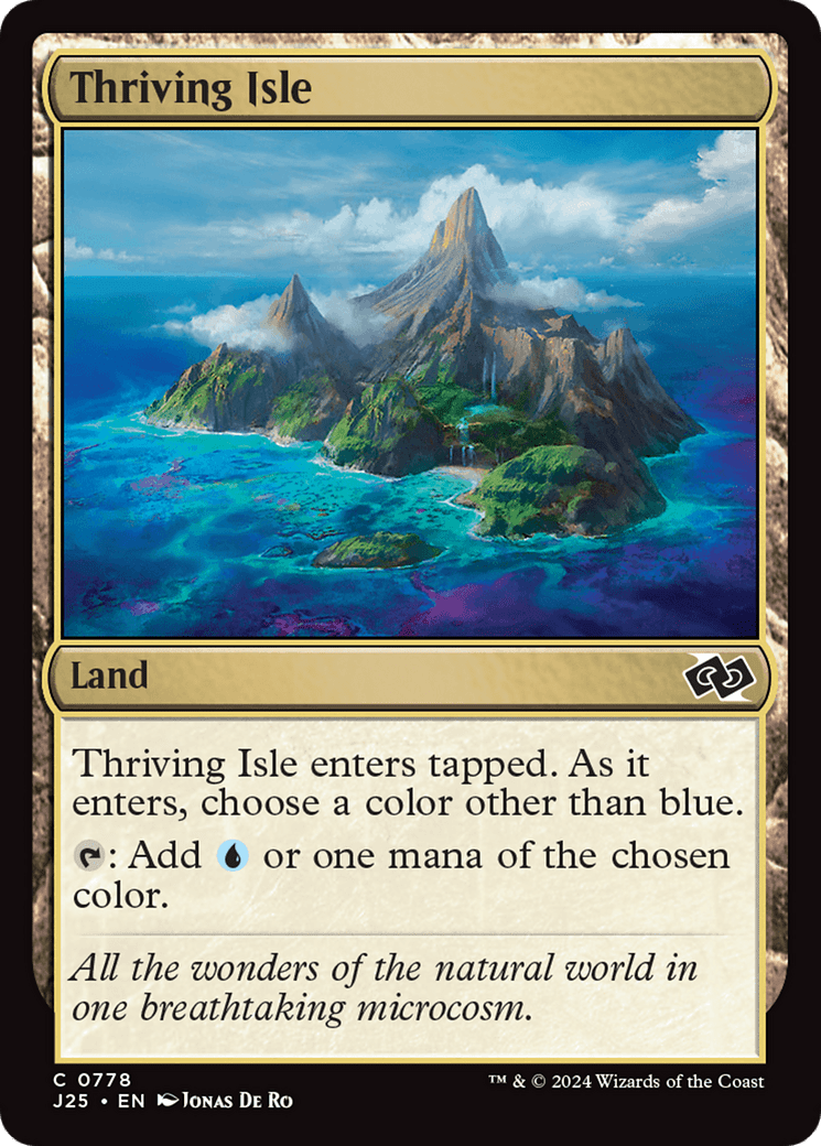 Thriving Isle [Foundations Jumpstart] MTG Single Magic: The Gathering  | Multizone: Comics And Games