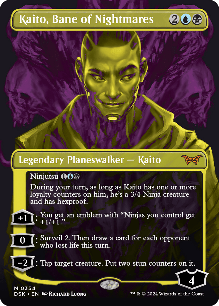 Kaito, Bane of Nightmares (Showcase) [Duskmourn: House of Horror] MTG Single Magic: The Gathering  | Multizone: Comics And Games