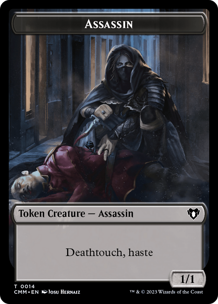 Assassin Token [Commander Masters Tokens] MTG Single Magic: The Gathering  | Multizone: Comics And Games