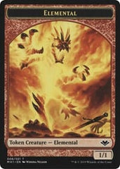 Elemental (008) // Serra the Benevolent Emblem (020) Double-Sided Token [Modern Horizons Tokens] MTG Single Magic: The Gathering  | Multizone: Comics And Games