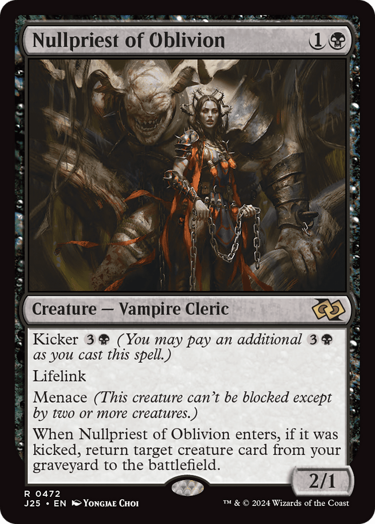 Nullpriest of Oblivion [Foundations Jumpstart] MTG Single Magic: The Gathering  | Multizone: Comics And Games