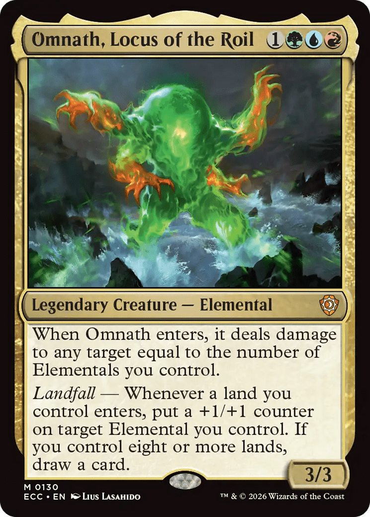 Omnath, Locus of the Roil [Lorwyn Eclipsed Commander] MTG Single Magic: The Gathering  | Multizone: Comics And Games