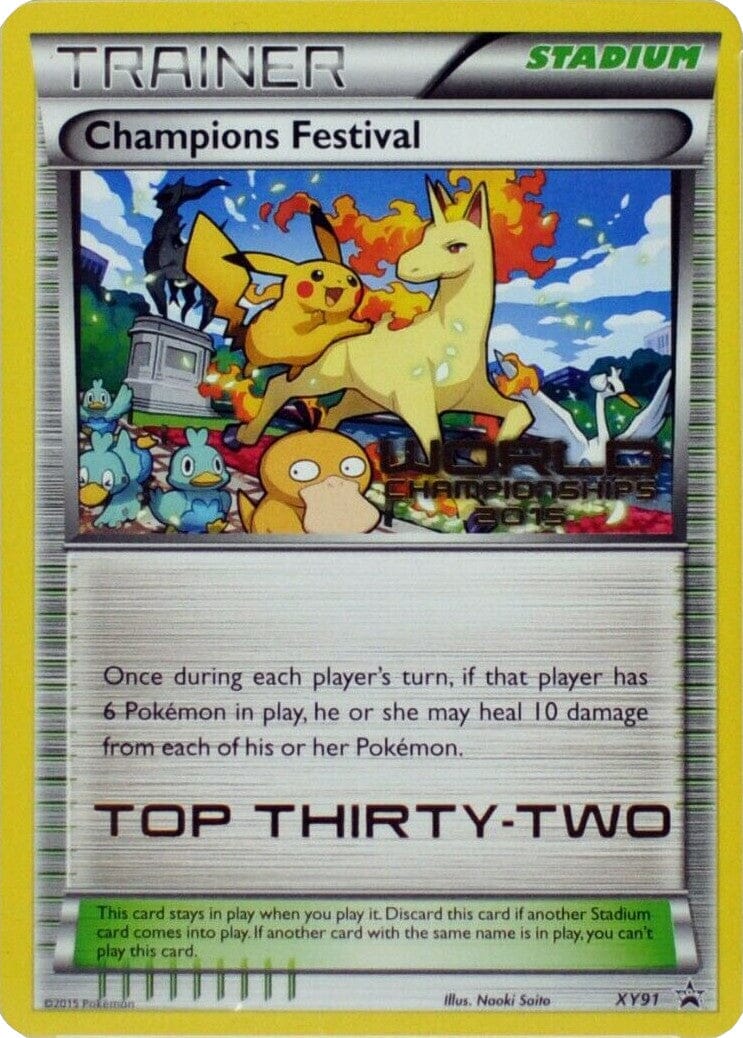Champions Festival (XY91) (2015 Top Thirty-Two) [XY: Black Star Promos] Pokemon Single Pokémon  | Multizone: Comics And Games