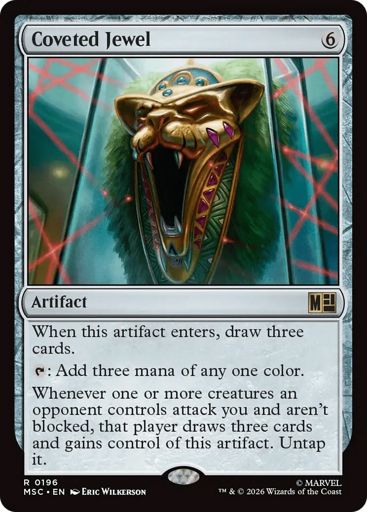 Coveted Jewel (Surge Foil) [Marvel Super Heroes Commander] MTG Single Magic: The Gathering  | Multizone: Comics And Games