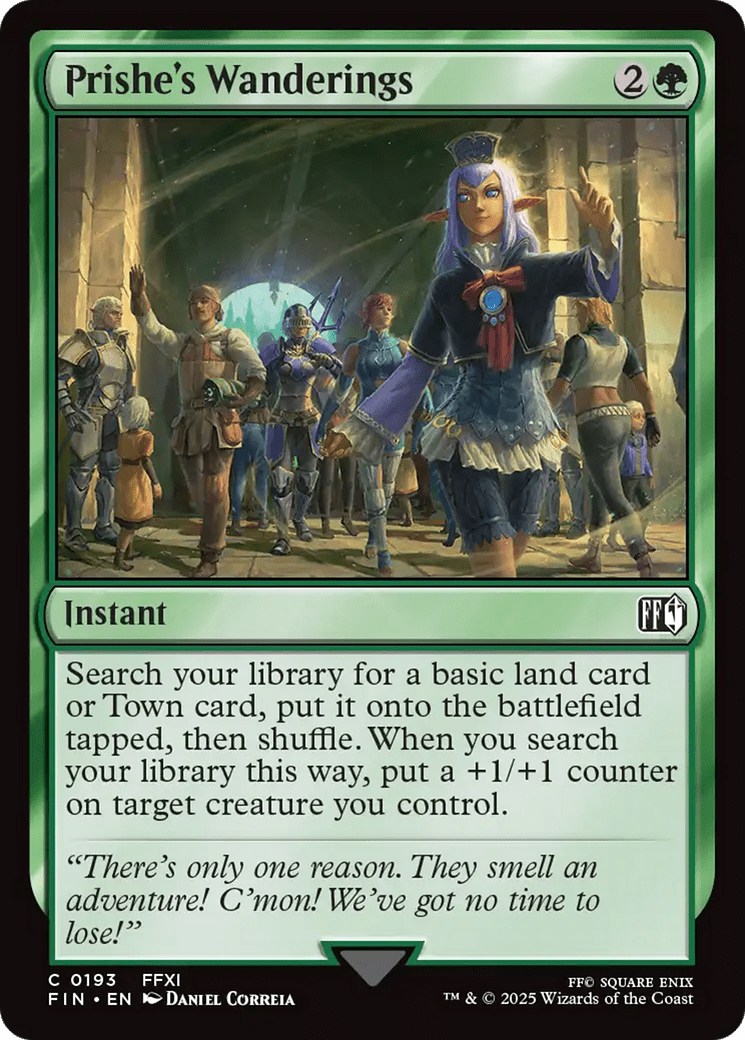 Prishe's Wanderings [FINAL FANTASY] MTG Single Magic: The Gathering  | Multizone: Comics And Games