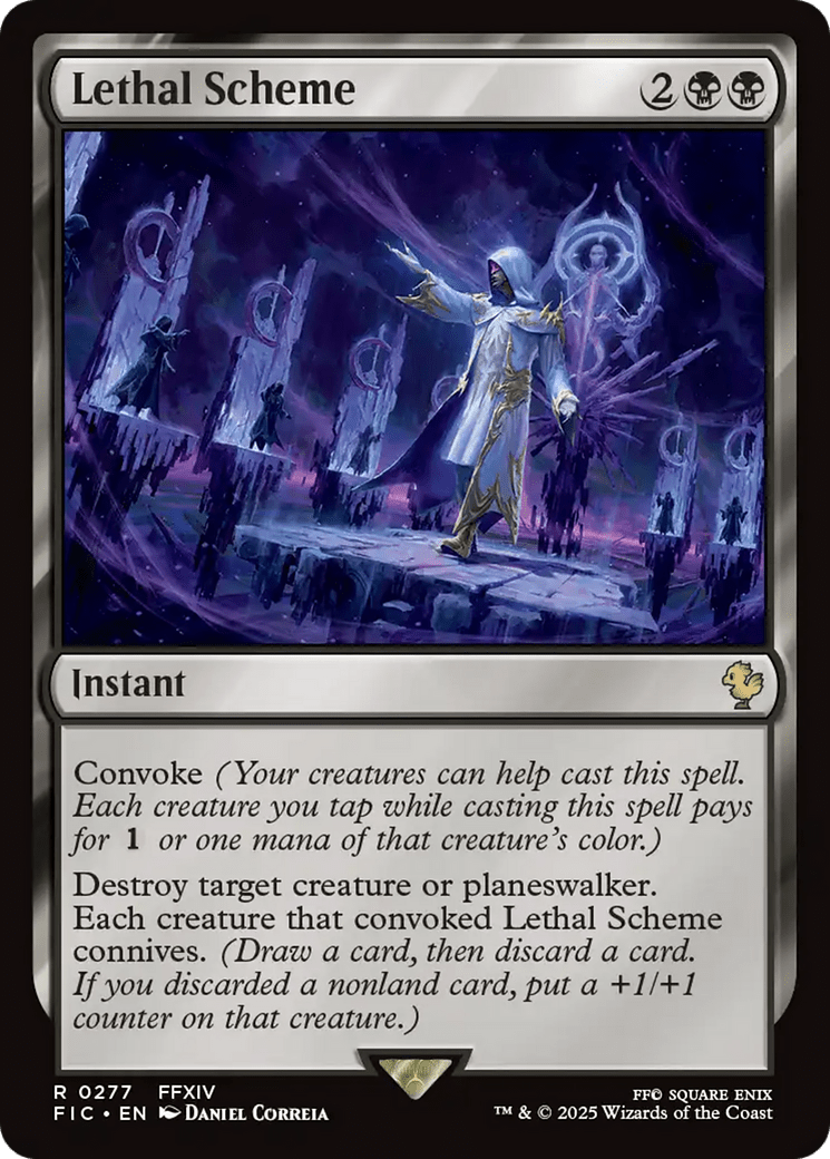 Lethal Scheme [FINAL FANTASY Commander] MTG Single Magic: The Gathering  | Multizone: Comics And Games