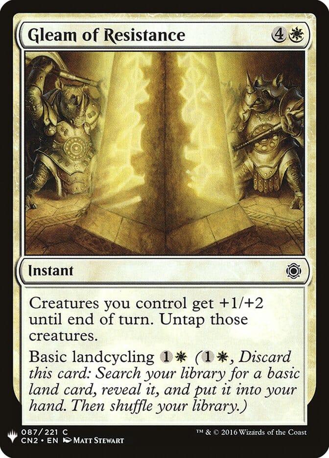 Gleam of Resistance [Mystery Booster] MTG Single Magic: The Gathering  | Multizone: Comics And Games