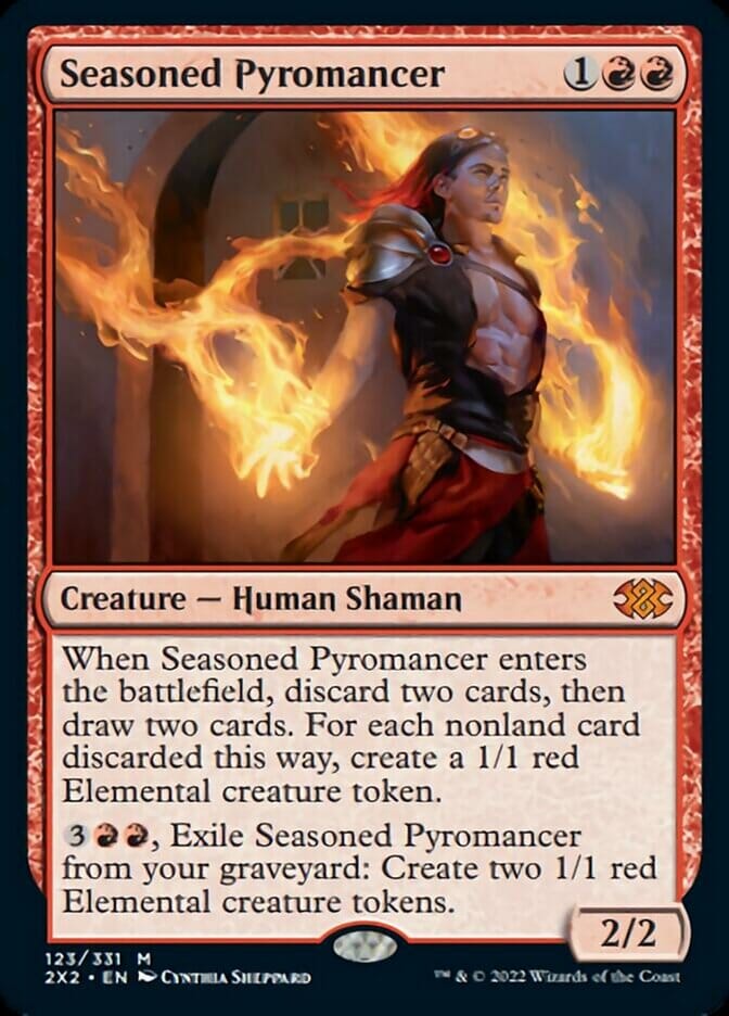 Seasoned Pyromancer [Double Masters 2022] MTG Single Magic: The Gathering  | Multizone: Comics And Games