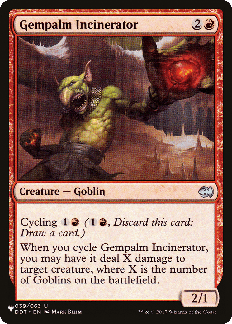 Gempalm Incinerator [The List] MTG Single Magic: The Gathering  | Multizone: Comics And Games