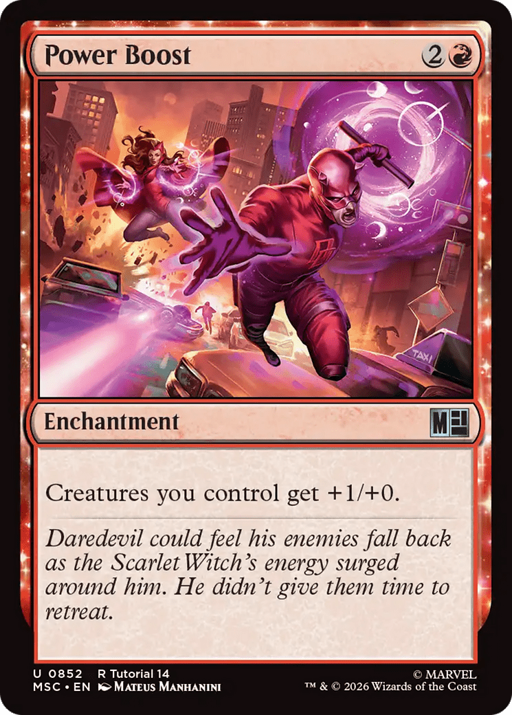 Power Boost [Marvel Super Heroes Commander] MTG Single Magic: The Gathering  | Multizone: Comics And Games