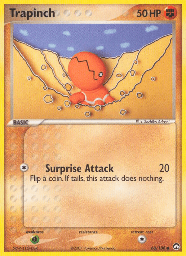 Trapinch (68/108) [EX: Power Keepers] Pokemon Single Pokémon  | Multizone: Comics And Games