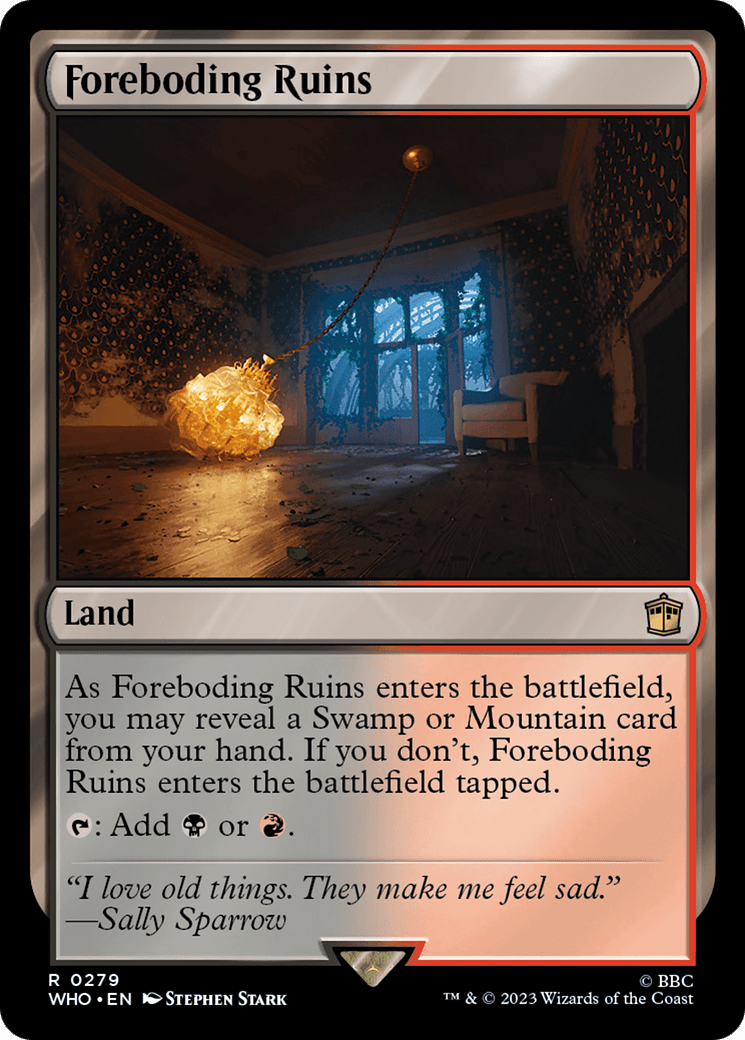 Foreboding Ruins [Doctor Who] MTG Single Magic: The Gathering  | Multizone: Comics And Games
