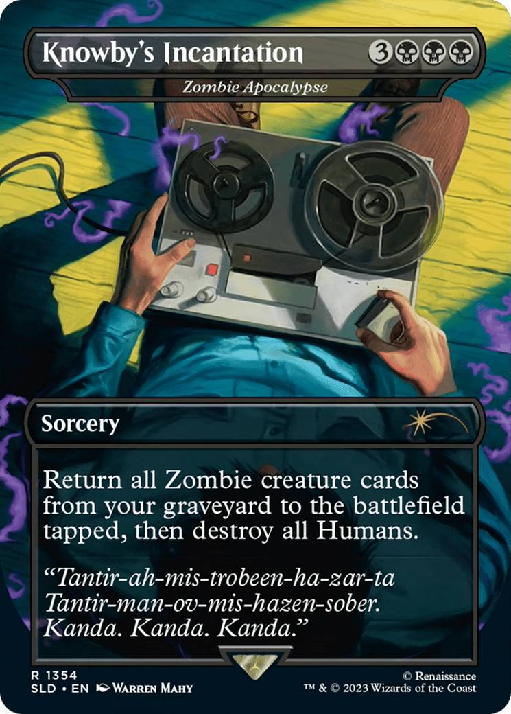 Knowby's Incantation - Zombie Apocalypse [Secret Lair Drop Series] MTG Single Magic: The Gathering  | Multizone: Comics And Games