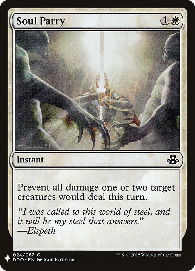 Soul Parry [Mystery Booster] MTG Single Magic: The Gathering  | Multizone: Comics And Games