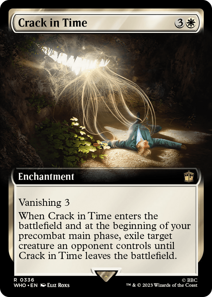 Crack in Time (Extended Art) [Doctor Who] MTG Single Magic: The Gathering  | Multizone: Comics And Games